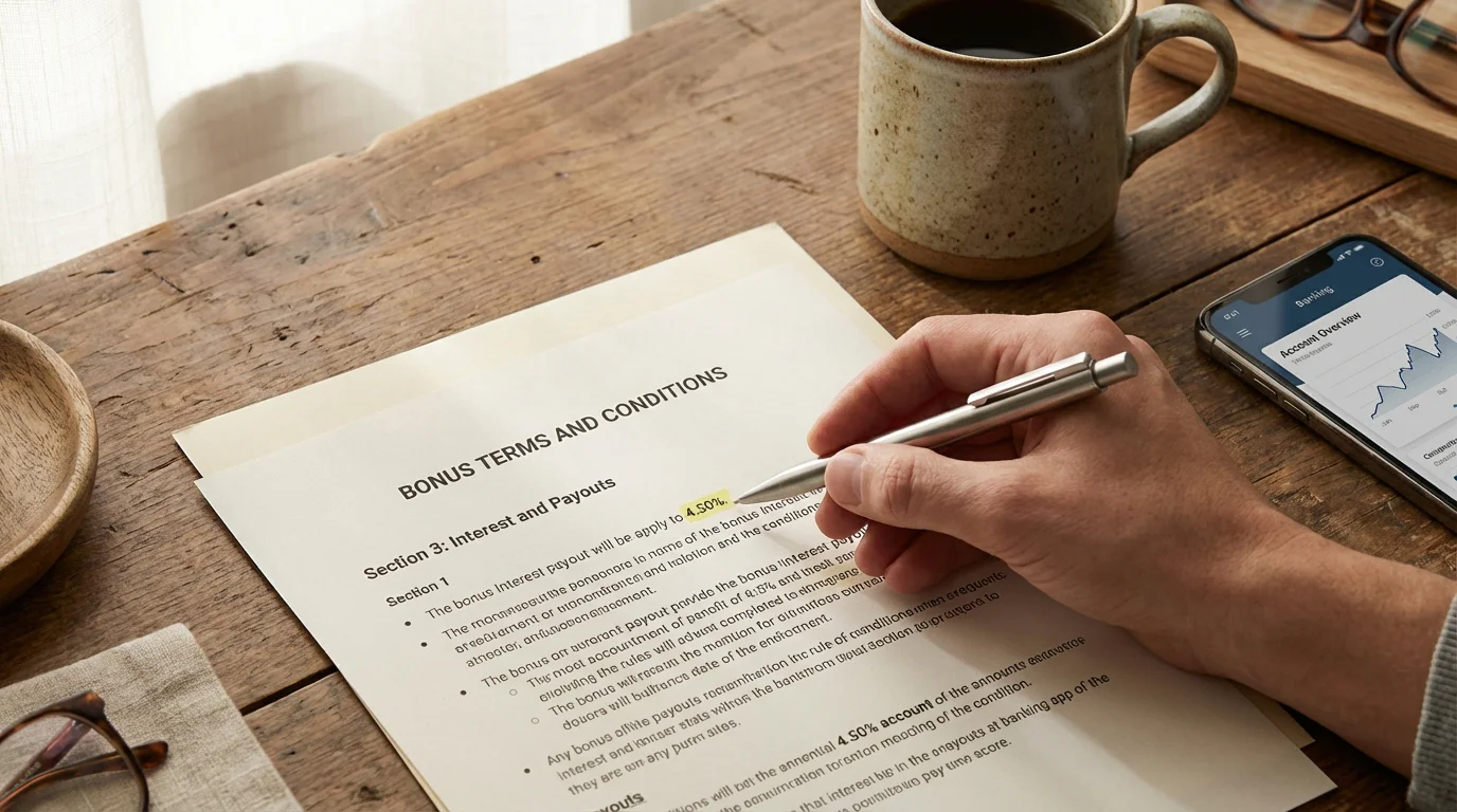 Deposit match bonus percentage calculation showing 100% match example