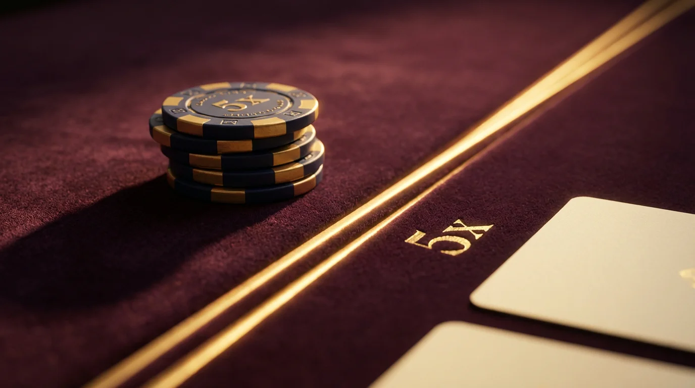 Low wagering casino bonus with easy playthrough